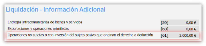 Casilla 61 modelo 303