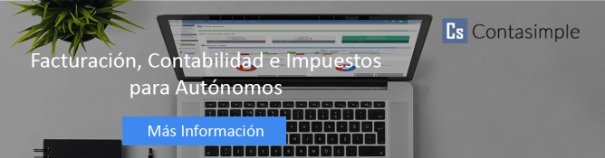 Programa de facturación, contabilidad e impuestos para autónomos Contasimple